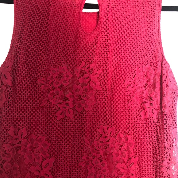 Red Lace Dress - Picture 3 of 5